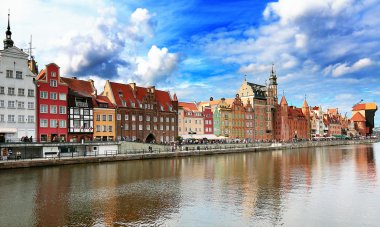 Gdansk panorama clipart