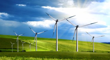 Windmills clipart