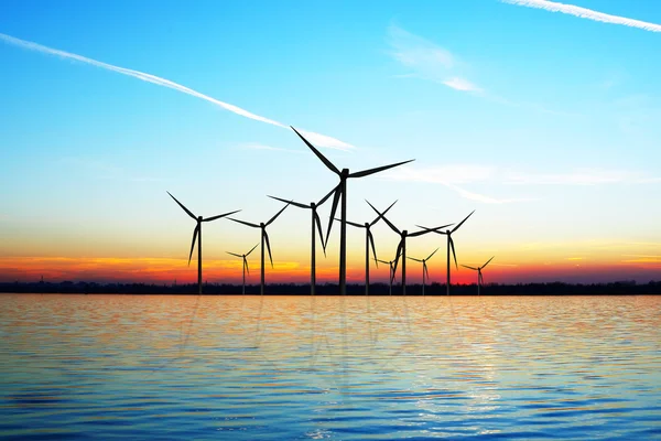 Eco-szélenergia — Stock Fotó