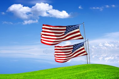 American flag clipart