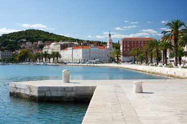 Split, town in croatia clipart