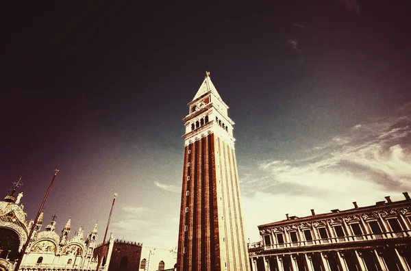 Bell Tower Venetië Oude Stijl — Stockfoto