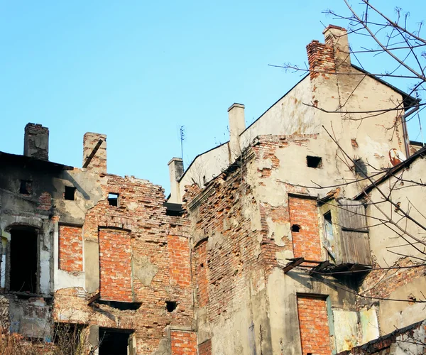 Stare ruiny budynku — Zdjęcie stockowe