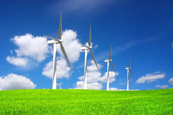 Windenergie Generatoren — Stockfoto