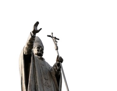 Statue of Pope clipart