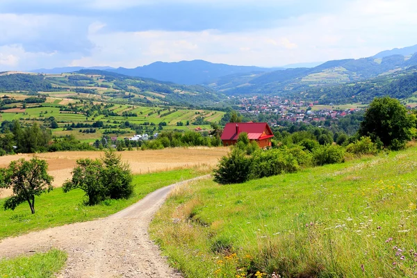 Mountain village landscape — Stock Photo, Image