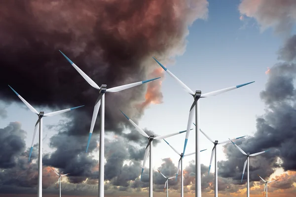 stock image Power Generating Windmills