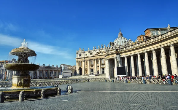 Szent Péter Tér Róma — Stock Fotó