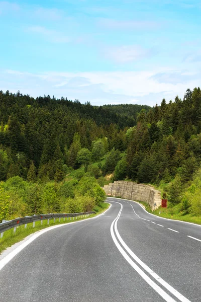 Land snelweg — Stockfoto