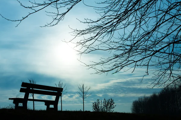 The Park Bench — Stock Photo, Image
