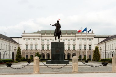 Palace in Warsaw clipart