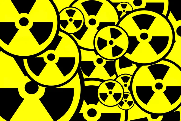 Radiation sign background — Stock Photo, Image