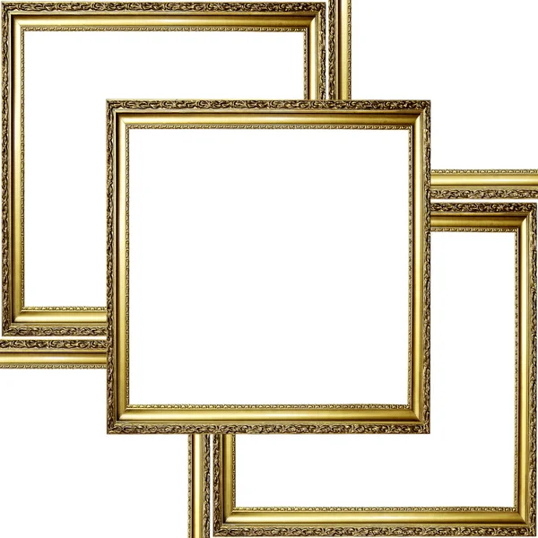 黄金框架 — 图库照片