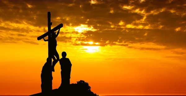Jezus Christus aan het kruis — Stockfoto