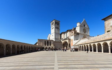 Basilica of St. Francis in Assisi clipart