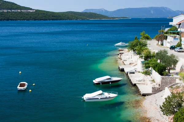 Adriatische kust Stockafbeelding