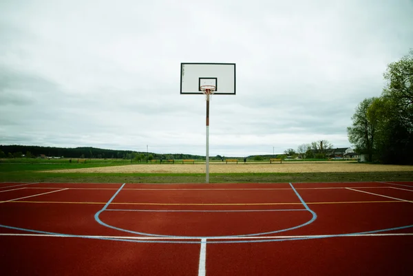 Campo da pallacanestro Foto Stock