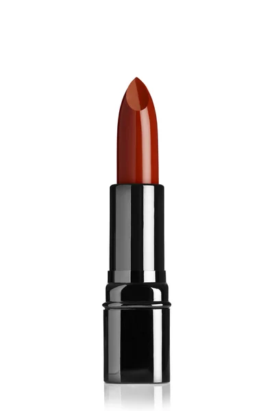 Close View Red Color Lip Stick While Back — Stock Photo, Image