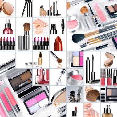 Collage make up clipart