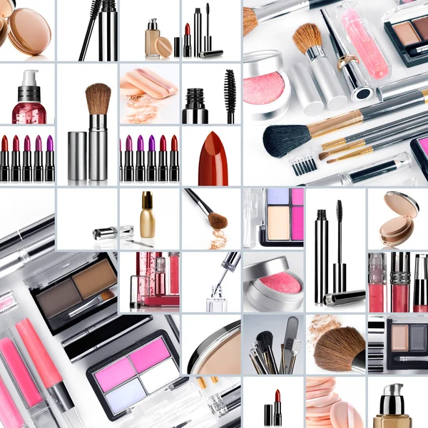 Collage make-up — Stockfoto