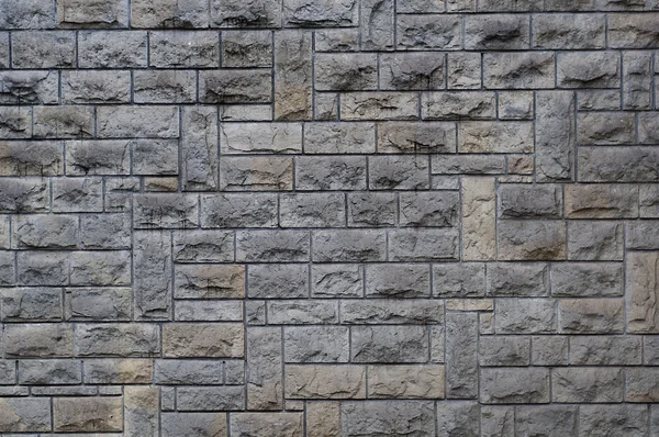 Grey Wall Many Brick — Stock Photo, Image