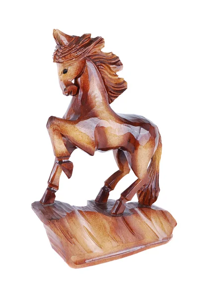 stock image Wooden figurine of a horse