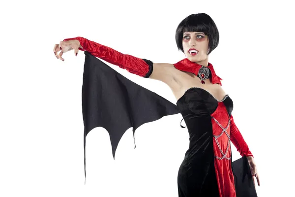 Piękny wampir kobieta — Zdjęcie stockowe