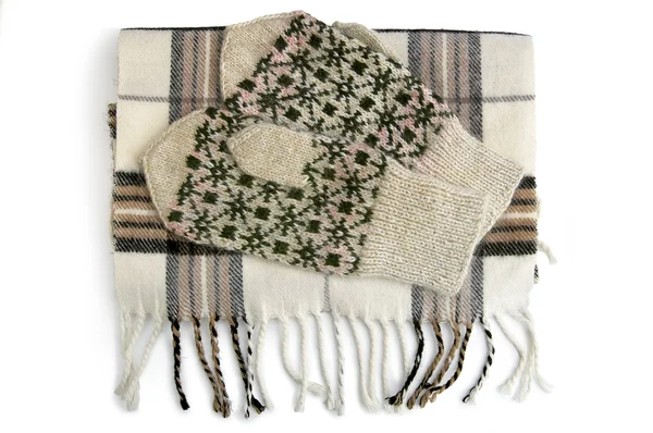围巾和手套 — 图库照片