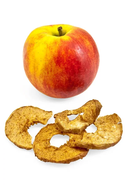 Apple with chips — Stock Photo, Image