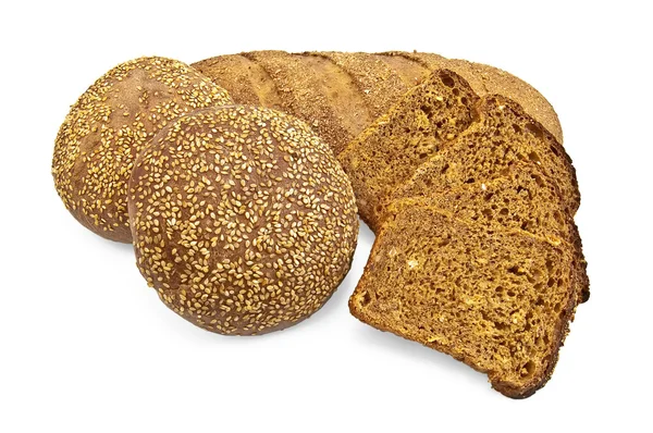 Различные ржаные хлебы — стоковое фото