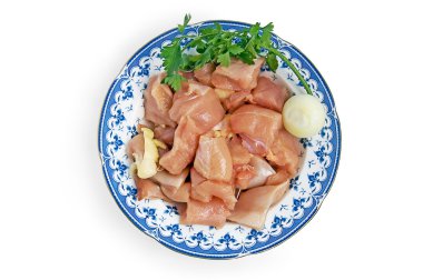 Chicken pieces clipart