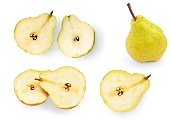 Pear halves — Stock Photo, Image