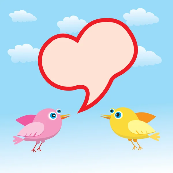 Älskande Par Två Förenade Hjärtan Vektor Illustration — Stock vektor