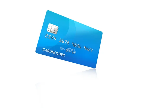 3D karta kredytowa — Zdjęcie stockowe