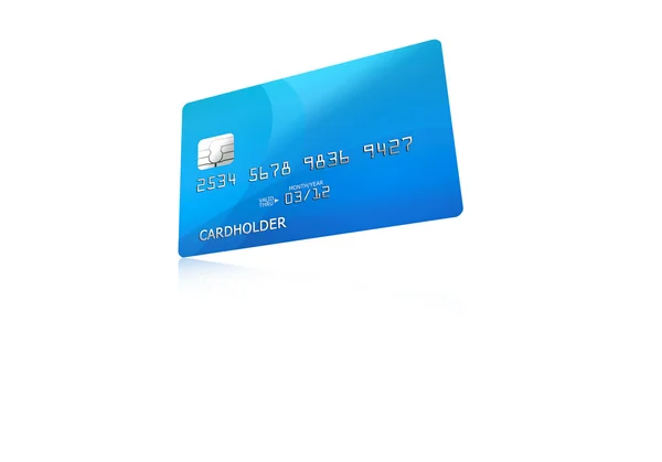 3d 信用卡 — 图库照片