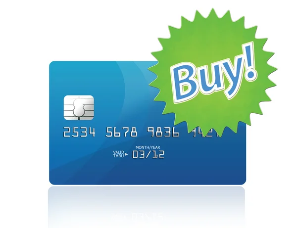 Szablon Karty Kredytowej — Zdjęcie stockowe