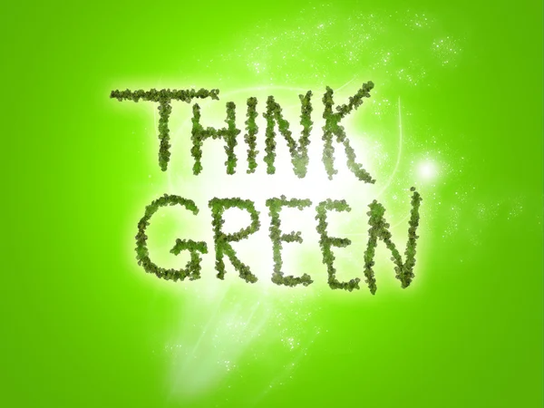 Pomyśl Zielone — Zdjęcie stockowe