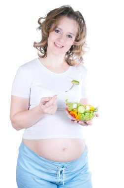Pregnant eats clipart