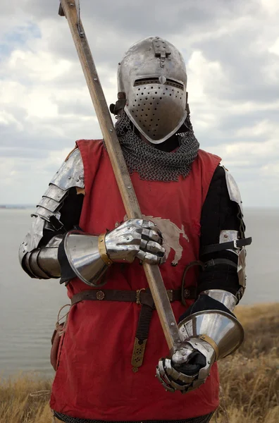 Medieval European knight — Stock Photo, Image
