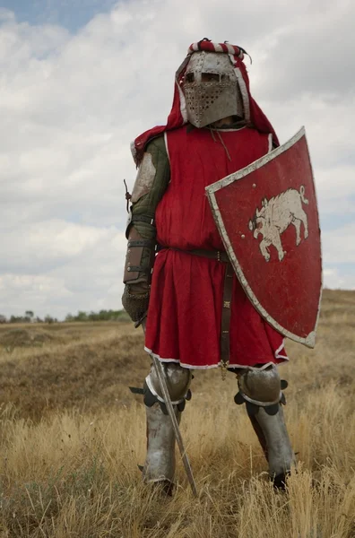 Mittelalterlicher europäischer Ritter — Stockfoto