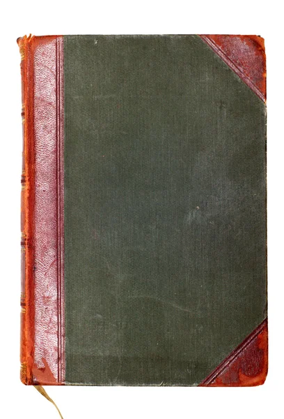 Eski yeşil kitap kapağı — Stok fotoğraf