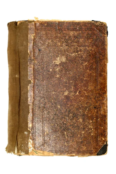 Eski kahverengi kitap kapağı — Stok fotoğraf