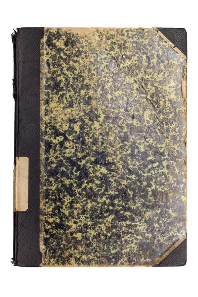 Cubierta de libro verde viejo Fotos de stock libres de derechos
