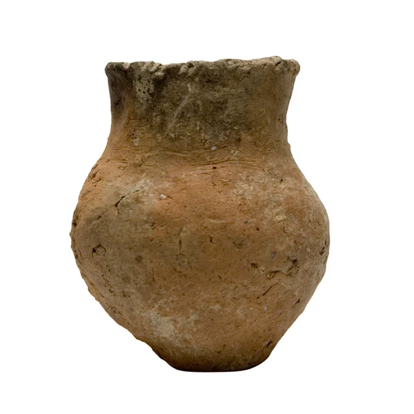 Isolato antico vaso rotto — Foto Stock