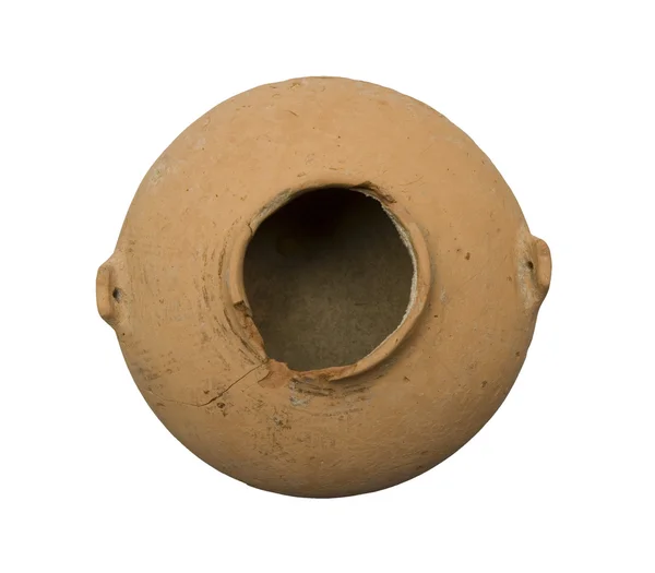 Izole antik pot kırık — Stok fotoğraf