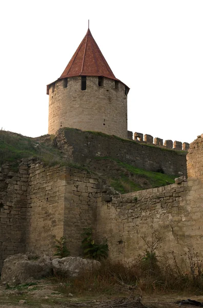 Medieval tower of citadel Bender Transdniester — Stock Photo, Image