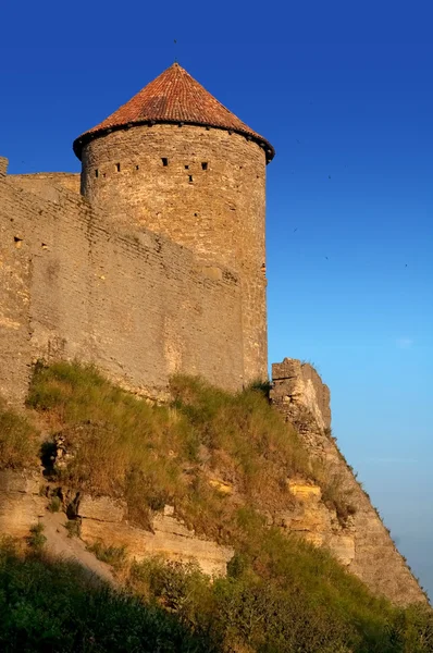 Medieval tower of citadel Belgorod — Stock Photo, Image
