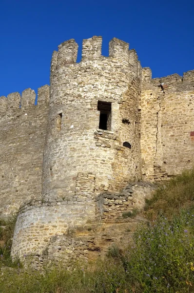 Medieval tower of citadel Belgorod — Stock Photo, Image