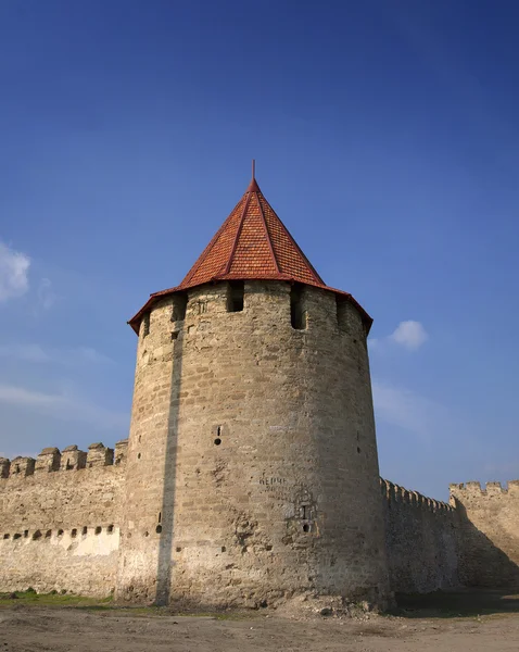 Torre medieval da cidadela Bender Transdniester Imagens Royalty-Free