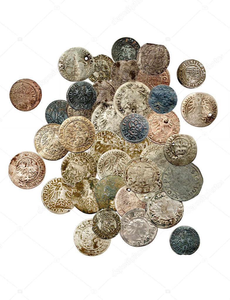 Medieval european coins of Poland Lithuania